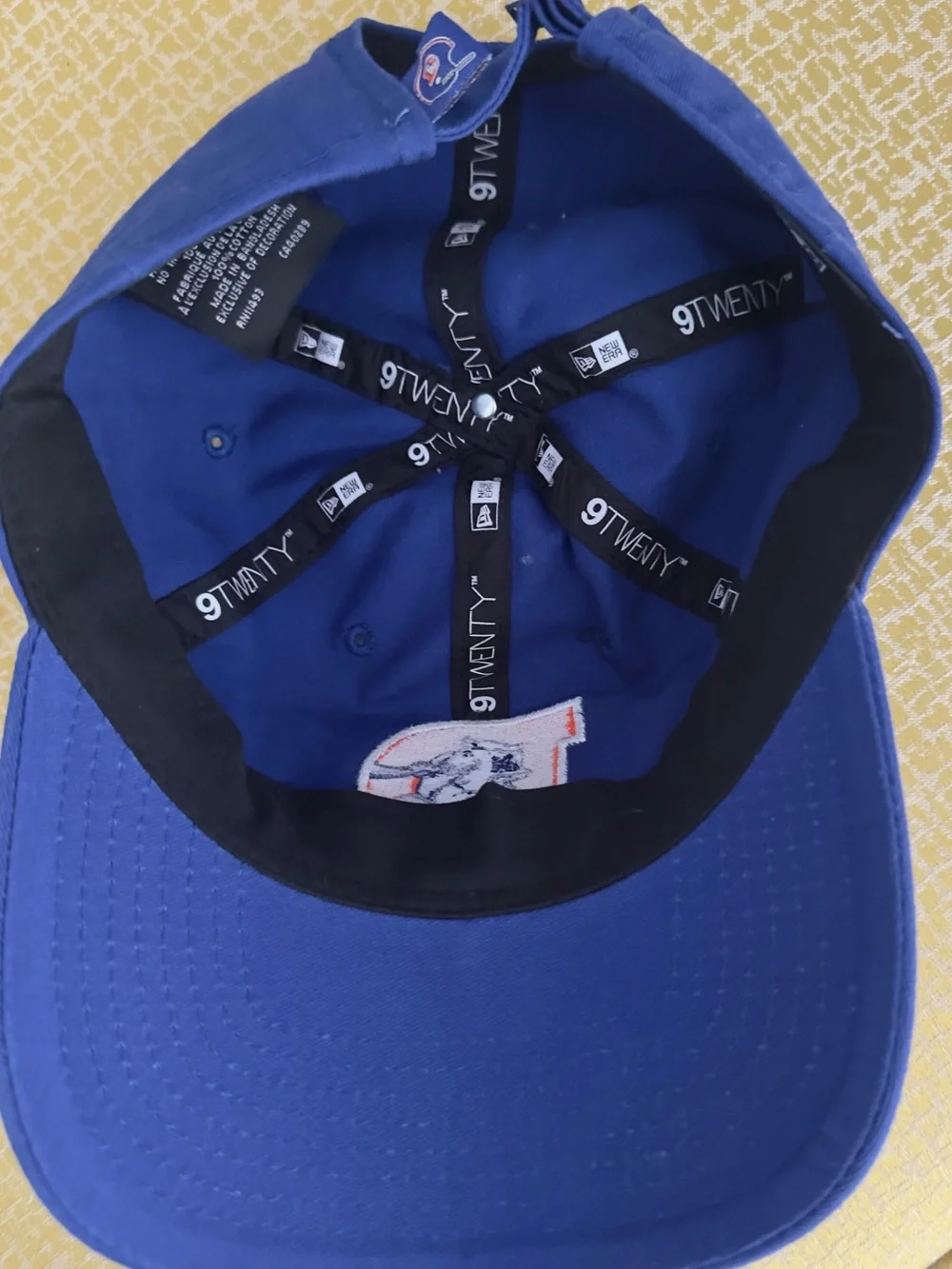 Denver Broncos Black and Blue Cap with Branded Interior Tag
